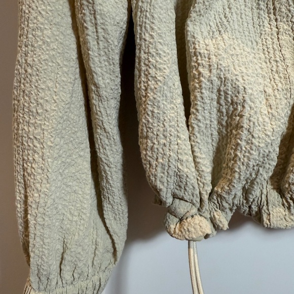 Orvis Fill Zip Seersucker Textured Light Jacket Zip Size Medium - Picture 4 of 6